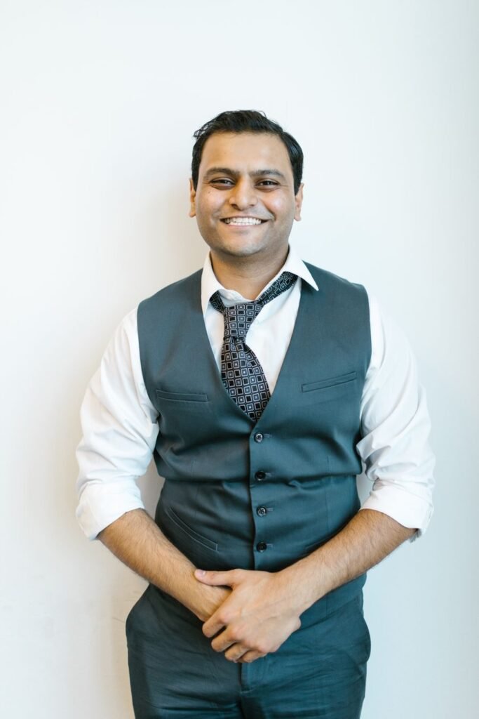 Portrait of a manager at the firm